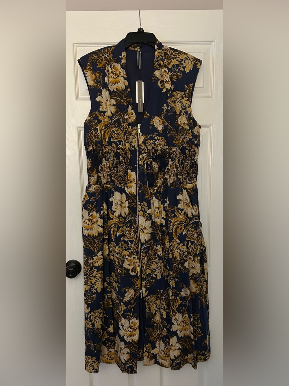 NWT The tommie zip-front midi dress
